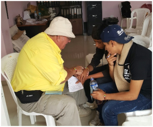 Personal witnessing is vital to Abide in Christ dental missions. 