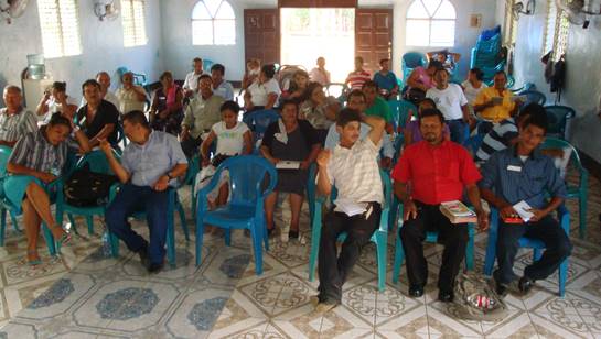 Abide in Christ evangelism workshop at El Eden Baptist Church, Ticuantepe, Nicaragua.