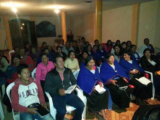 Evangelical churches in Ecuador sharing Jesus Christ with lost neighbors. 