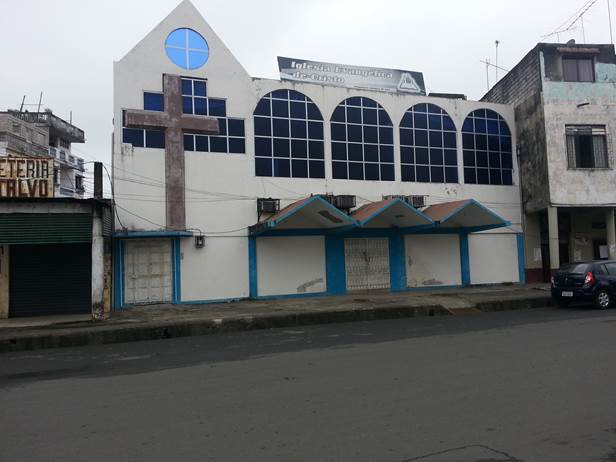 Historic GMU Spanish chcurch in Babahoyo, Ecuador