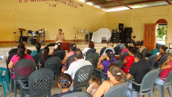 Abide in Christ evangelism training in La Libertadad, Nicaragua.