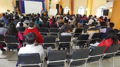 Pastor's conference Peniel Seminary Riobamba, Ecuador